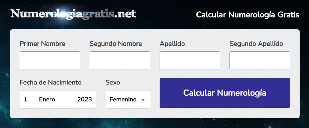 Numerología gratis, Calcular Numerología